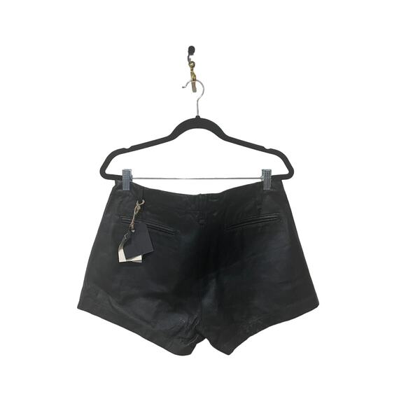 RAG & BONE Portobello Leather Shorts Size 31 - Picture 5 of 6